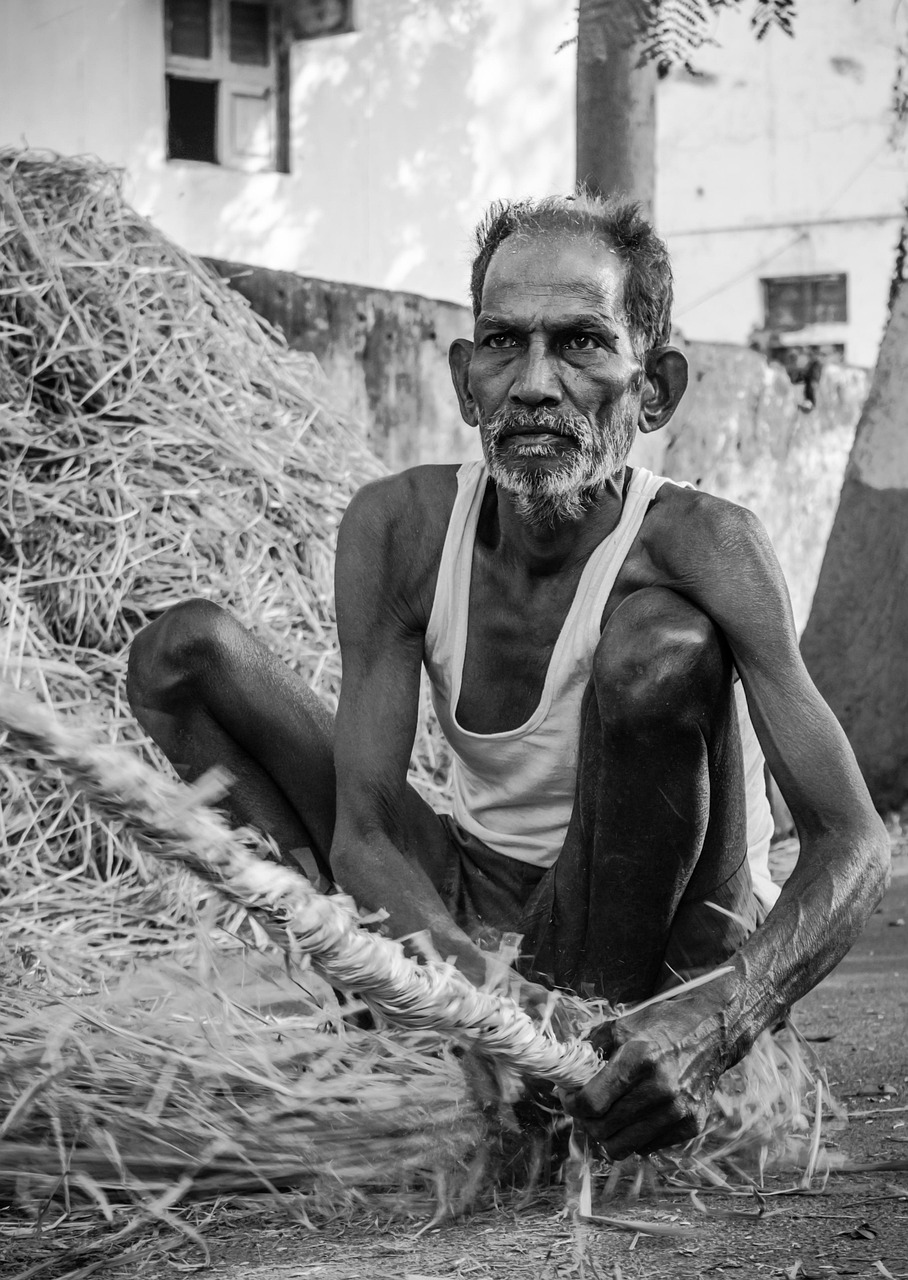 A wise old man from India
